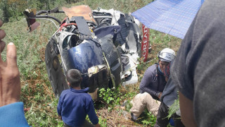 हेलिकप्टर दुर्घटना अपडेट: एकको मृत्यु, चार जना घाइते