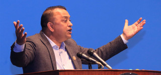 भ्रष्टाचार आरोपीलाई निलम्बन गर्ने र अदालतबाट पुष्टि भएमा जेल पठाउने हो : गगन थापा