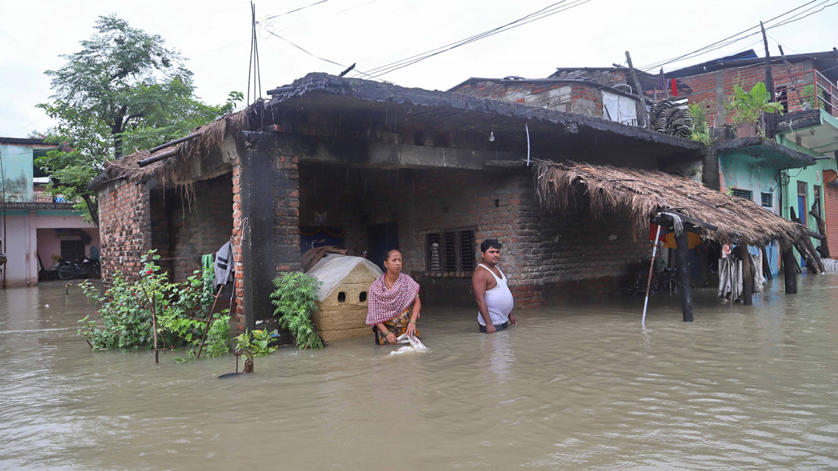 वर्षाका कारण कैलालीमा ४६३ परिवार प्रभावित