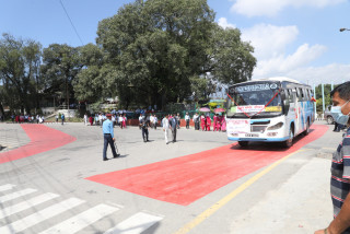 द्रुत बस सेवा तिहारपछि पुनःसञ्चालन हुने