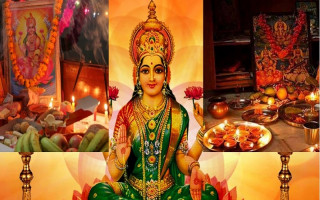आज धनधान्यकी देवी लक्ष्मीपूजा