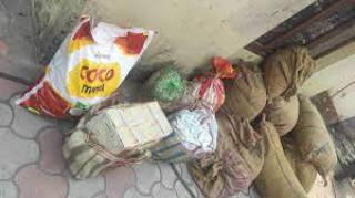 भन्सार छलेर नेपाल भित्र्याइएका२ लाख बराबरको सामान बरामद