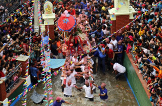 टोखामा तीनदिने ‘पाँहाचह्रे’ जात्रा सुरु