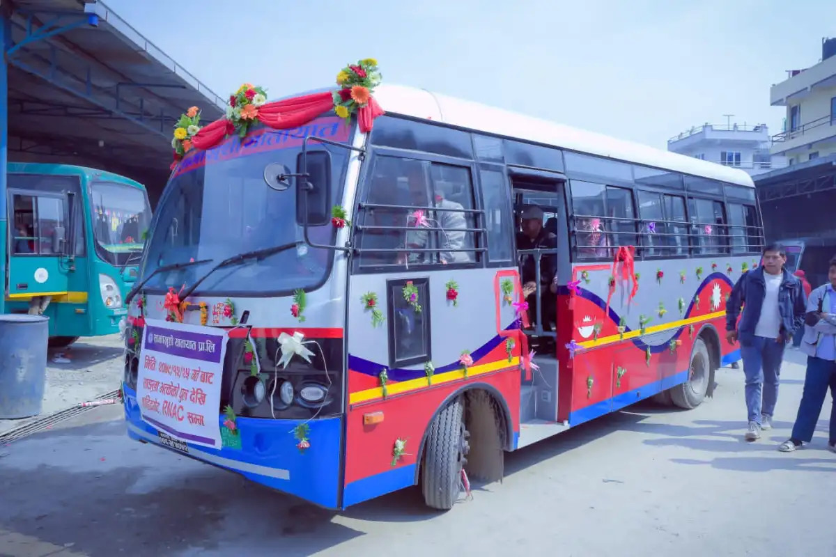 सामाखुसी यातायातले ७ करोडको लगानीमा थप १५ बस सञ्चालन गर्दै
