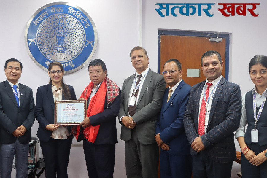 नेपाल बैंकको ब्राण्ड एम्बास्डरमा पुनः डा. महावीर पुनको नियुक्ति