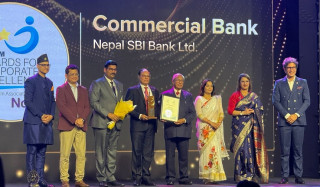 नेपाल एसबीआई बैंक ‘एचआरएम नेपाल अवार्ड फर कर्पोरेट एक्सिलेन्स २०२४’ बाट सम्मानित