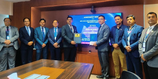 एसबिआई बैंक र क्लियरिङ हाउसबीच नेपालपे कार्डको प्रिन्सिपल मेम्बरसिपका लागि सम्झौता