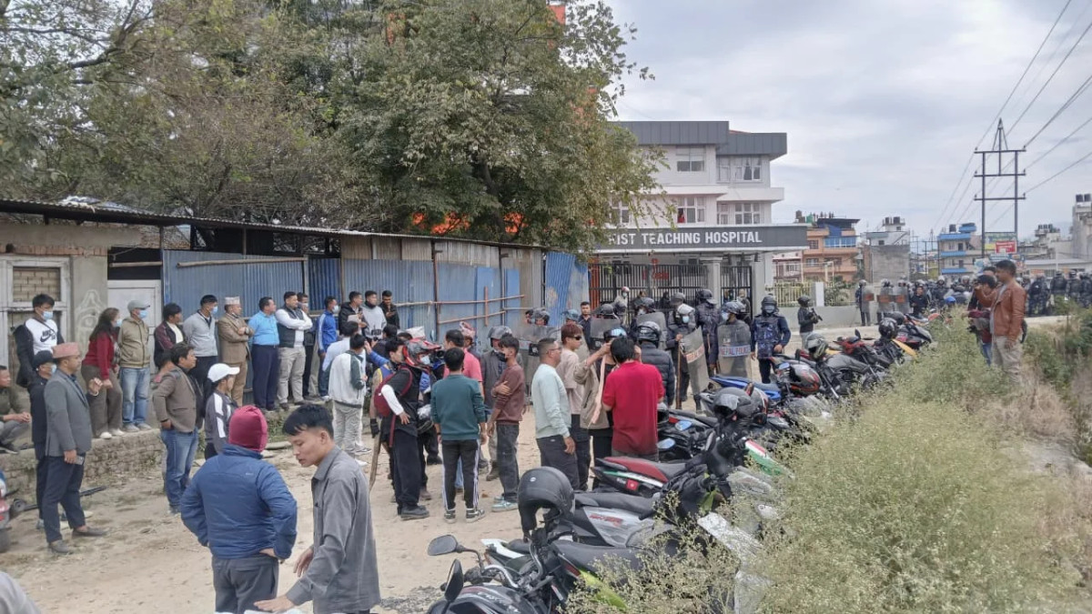 गर्भवतीको मृत्युपछि किष्ट अस्पतालमा तनाव
