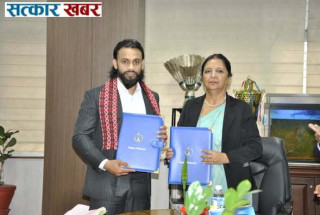 कुशल भुर्तेल नेपाल टेलिकमको ब्रान्ड एम्बेसडर