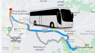 उपत्यकामा सार्वजनिक बस कहाँ पुग्यो? अब मोबाइल एपबाटै थाहा हुने