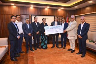 प्रधानमन्त्री दैवी प्रकोप उद्धार कोषमा नेपाल टेलिकमद्वारा १० करोड सहयोग