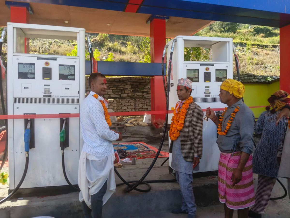 मुगुमा पहिलोपटक पेट्रोल पम्प सञ्चालन, इन्धनका लागि बाहिरी जिल्ला धाउनुपर्ने बाध्यता घट्ने